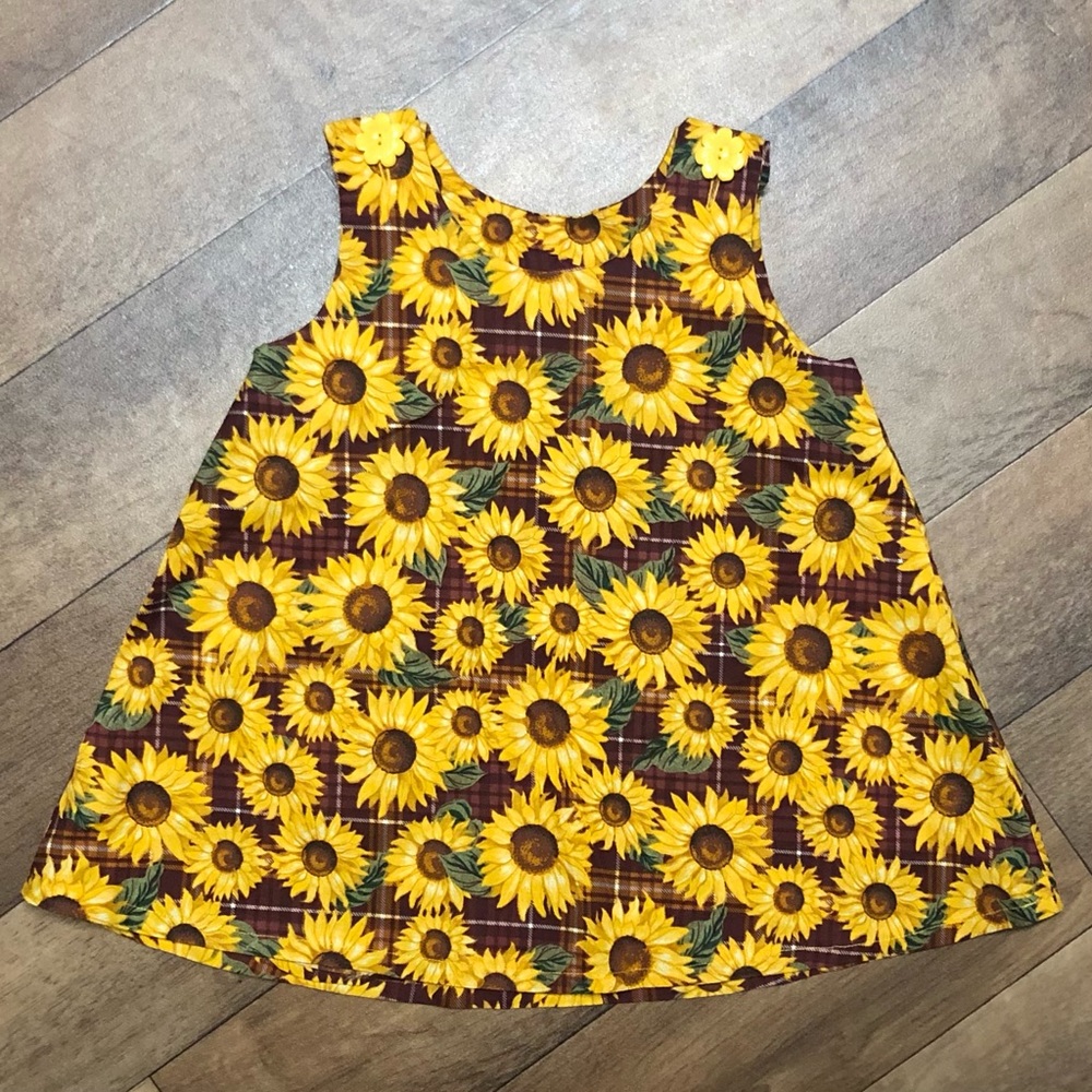 Handmade Sunflower Dress